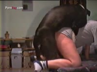 Young kinky girl got smashed by a horny dog